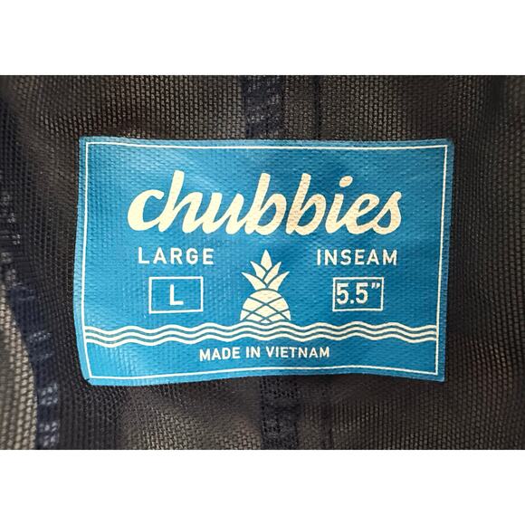 Chubbies Men's The Prehistoric Blues 5.5” Classic Swim Trunk Shorts Mesh Lined L - Picture 8 of 10